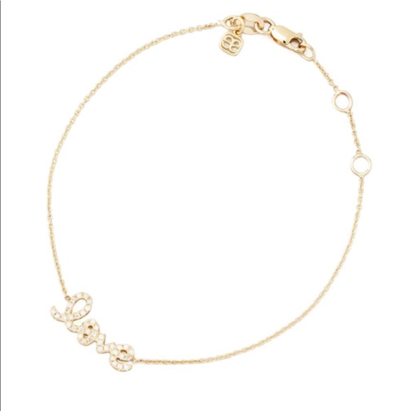 MOTHER’S DAY! Sydney Evan gold & pave diamond bracelet - Picture 2 of 6